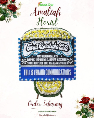 Papan Bunga Duka di Tanjung Senang